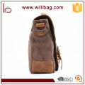 Hot Selling Vintage Customized Satchel Shoulder Bag For Men Canvas Messenger Bag